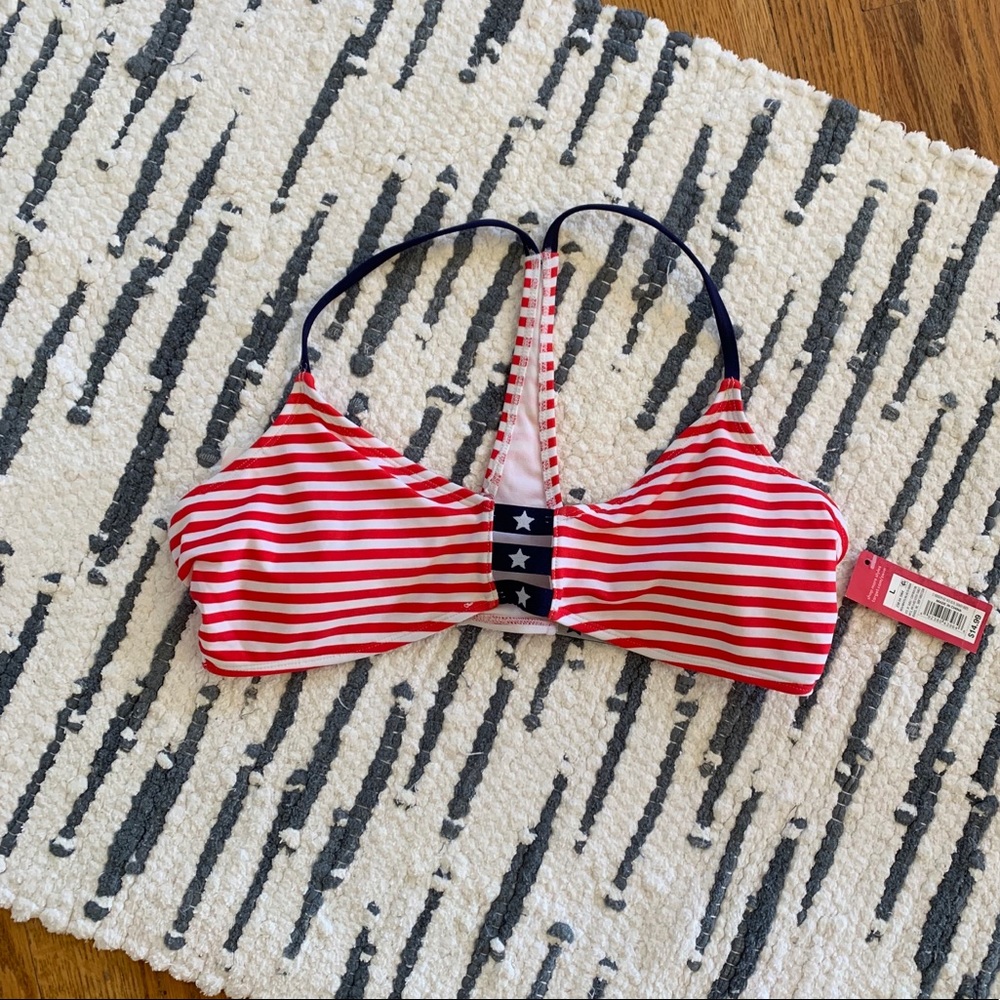 American flag bikini top